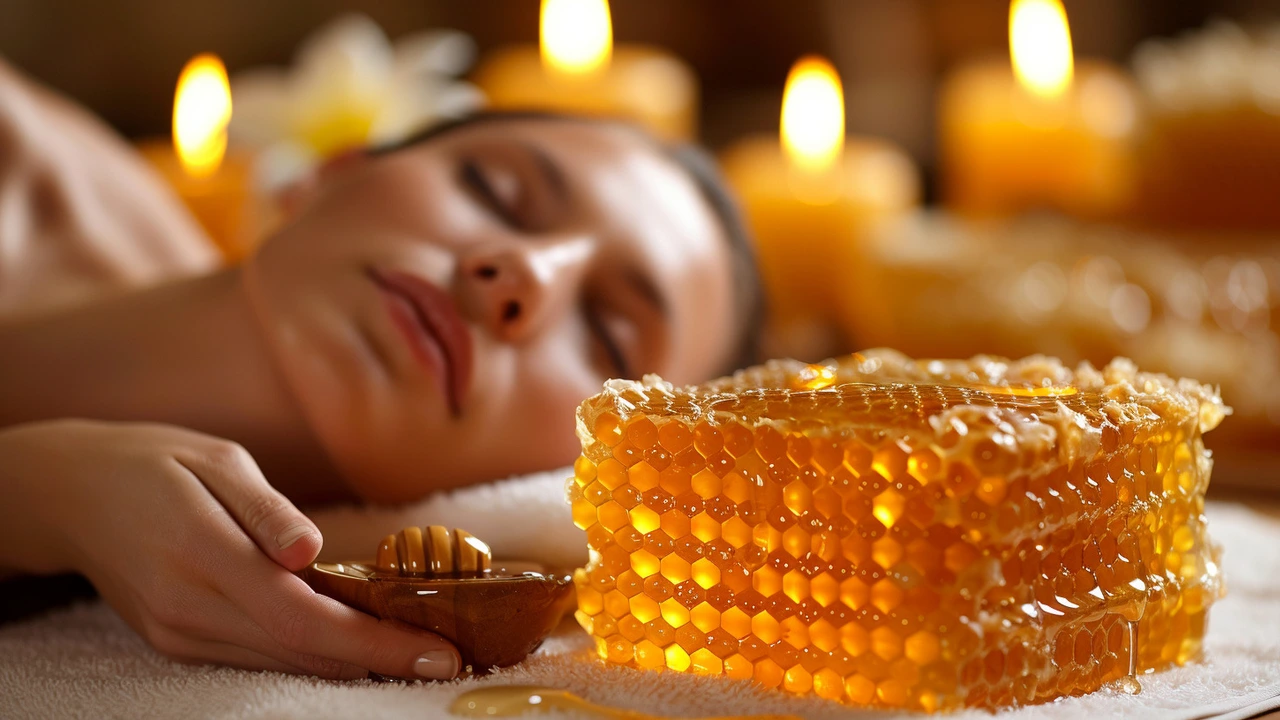 Medová masáž: cesta k hluboké relaxaci a omlazení