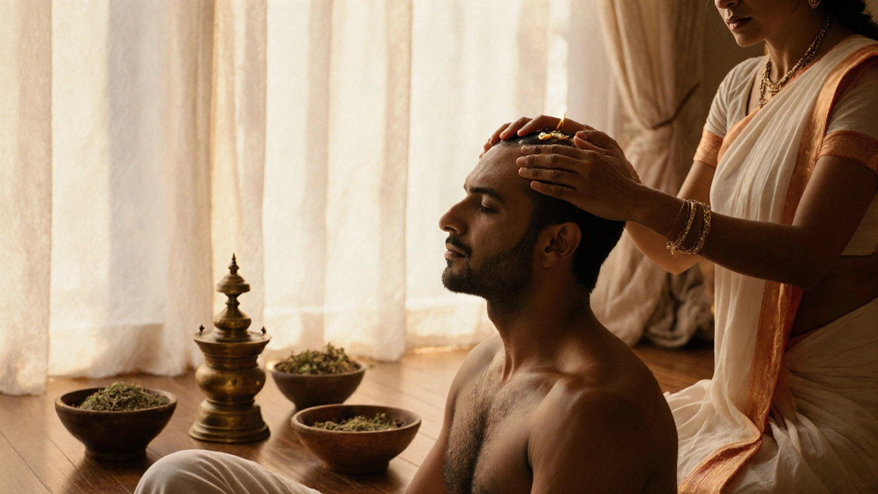 Indická masáž hlavy: Starobylá metoda, která uklidňuje moderní mozek