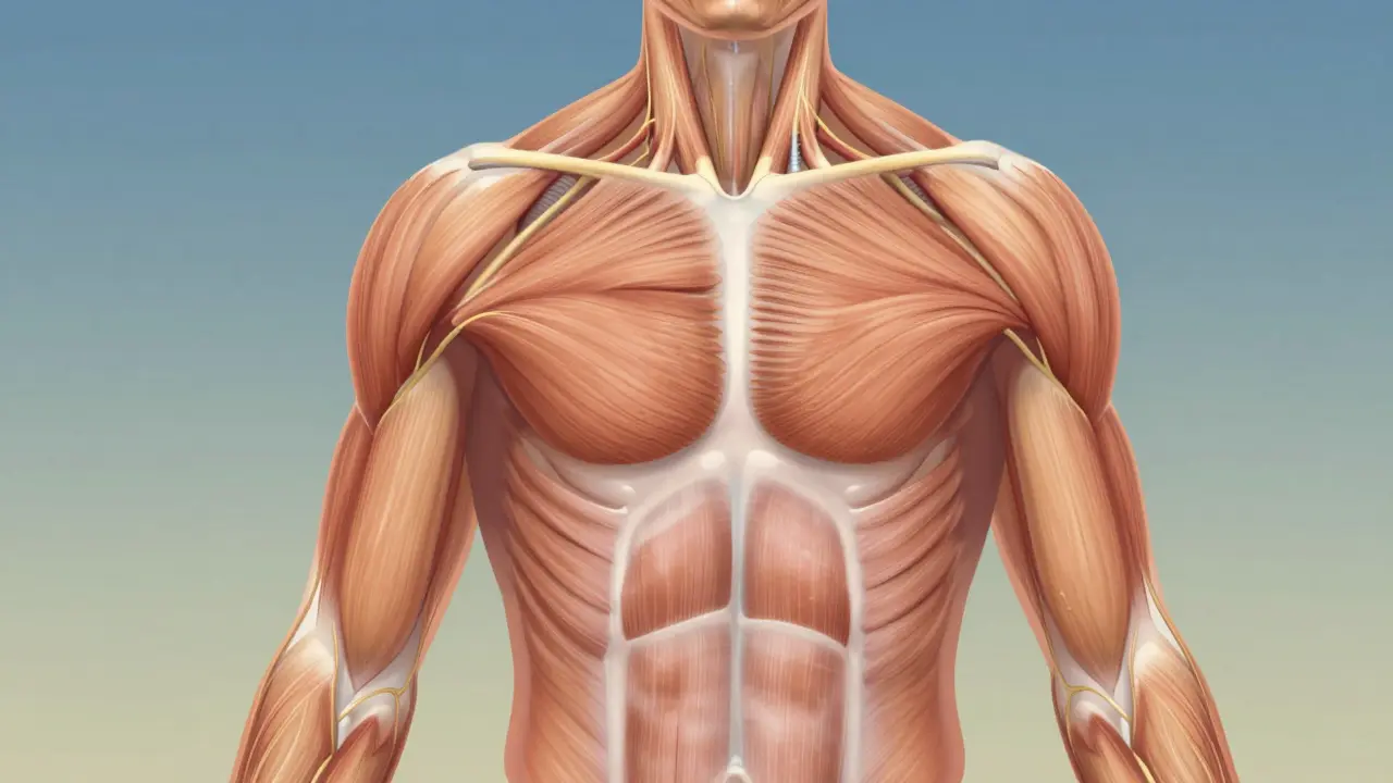 Transparentní znázornění zlepšeného krevního oběhu a uvolnění svalů.