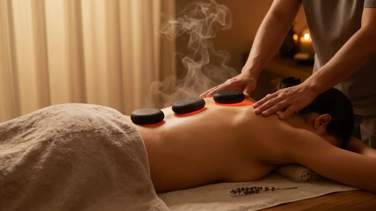 Jak probíhá masáž lávovými kameny? Kompletní průvodce