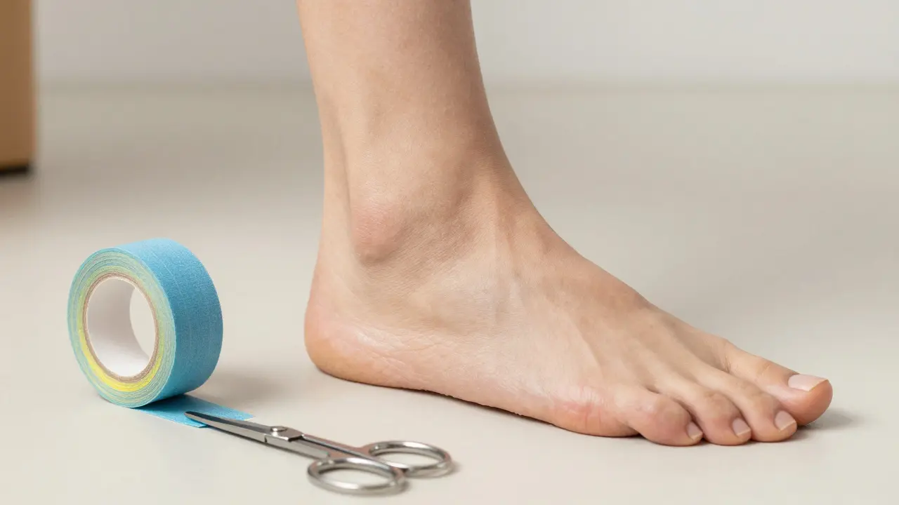 Jak zpevnit kotník tejpy: Praktický návod na stabilitu a prevenci zranění